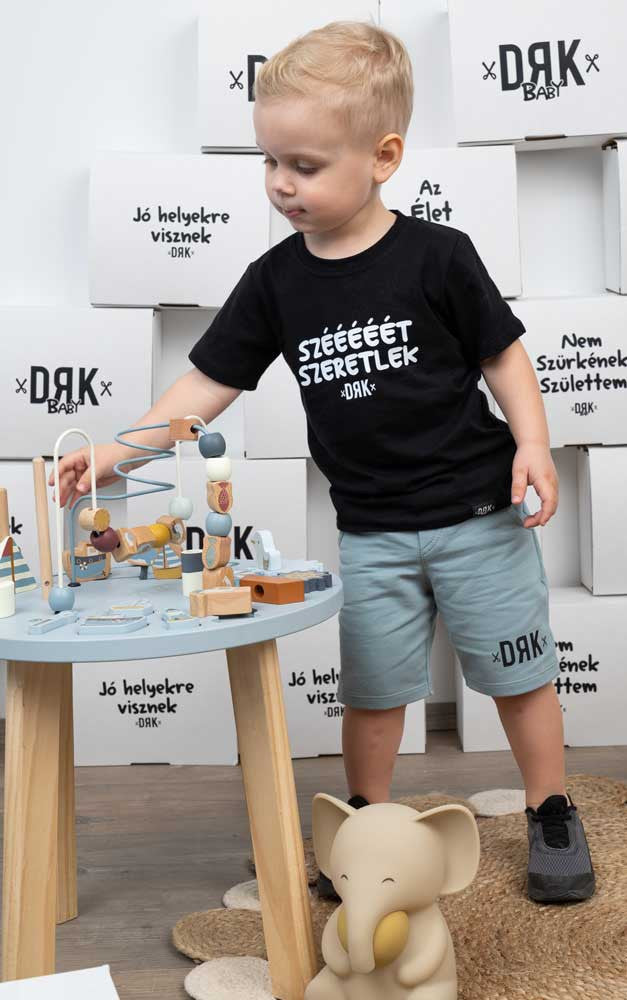 Rövid ujjú póló Dorko DRK &quot;Szééééét Szeretlek&quot; mintával - Momsy