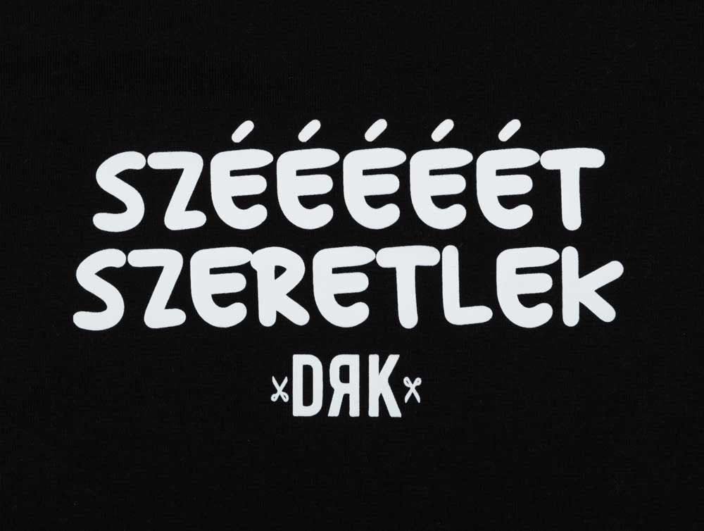 Rövid ujjú póló Dorko DRK &quot;Szééééét Szeretlek&quot; mintával - Momsy