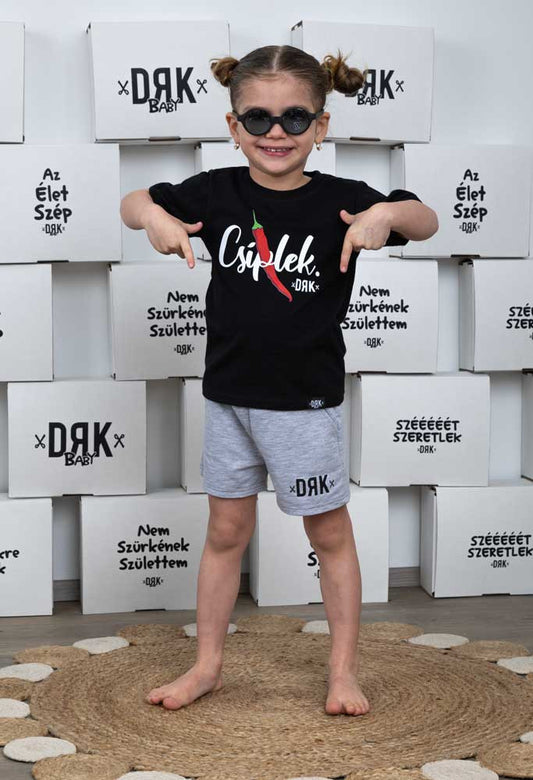 Rövid ujjú póló Dorko DRK &quot;Csíplek&quot; mintával - Momsy