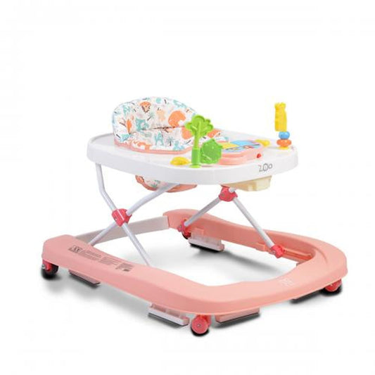 Moni Zoo 2in1 átalakítható bébikomp járássegítős pink - Momsy