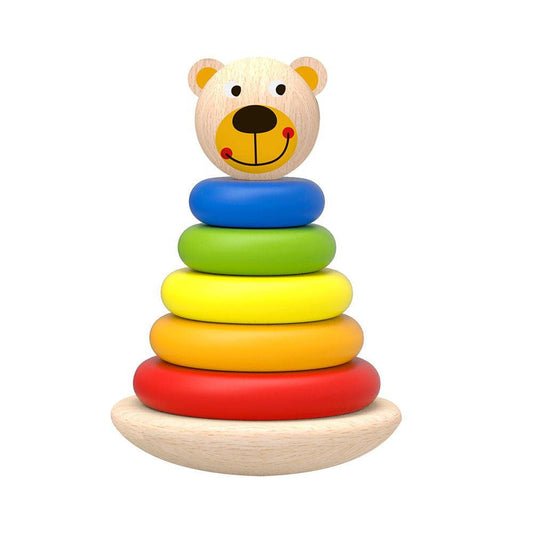 Moni Tooky fatorony maci, montessori, karikák színes - Momsy