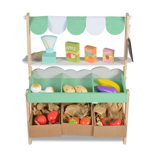 Moni Fajáték fa szupermarket szett 50x45x21cm - Momsy