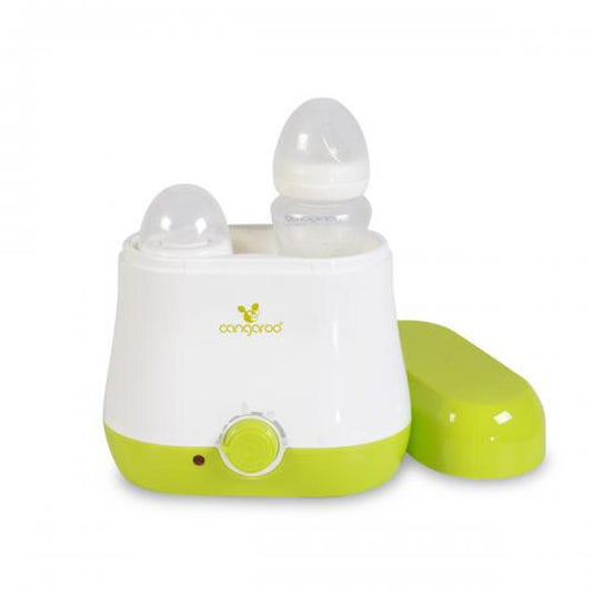 Moni Baby duo dupla cumisüveg melegítő zöld - Momsy