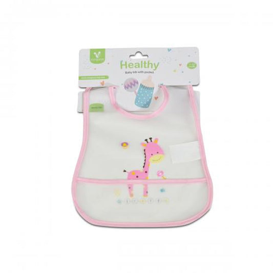 Moni Bib hab előke pink - Momsy