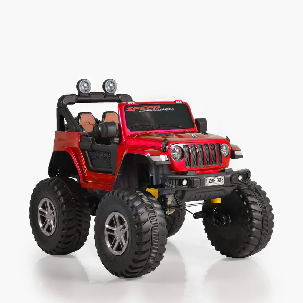 Moni Bo fuego jeep 3 seb., 4 motoros 30 kg piros metál - Momsy