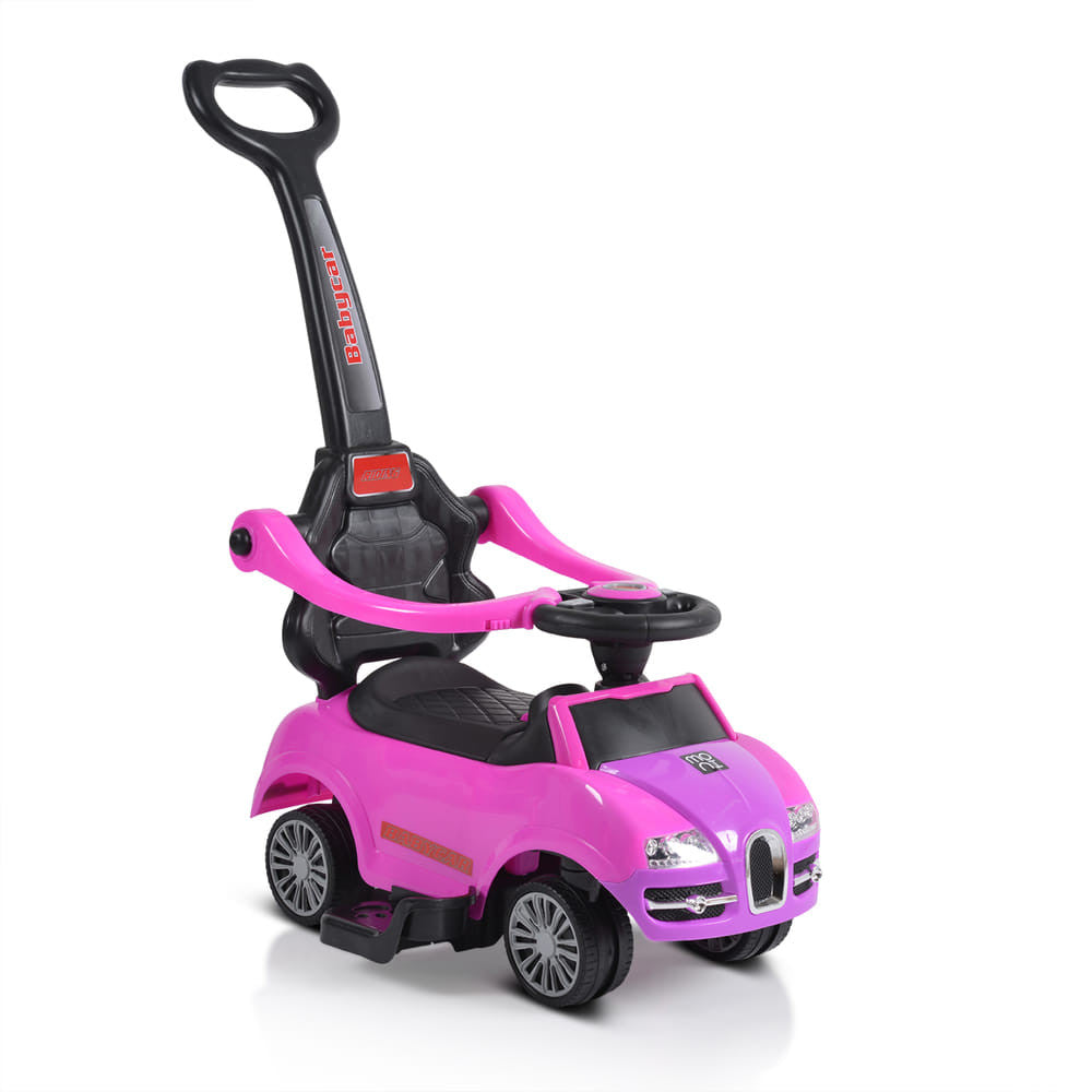 Moni RIDER Beülős autó tolókarral PINK-0