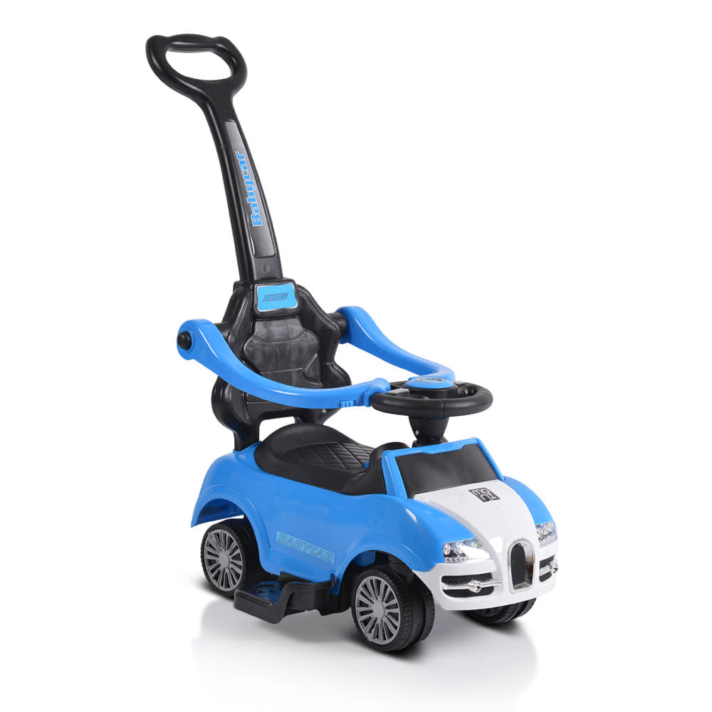 Moni RIDER Beülős autó tolókarral KÉK-0