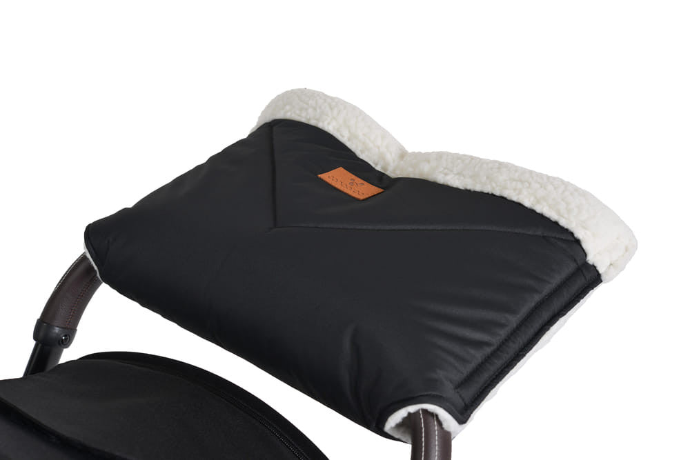 Moni Luxe kézmelegítő babakocsira, muff fekete-0