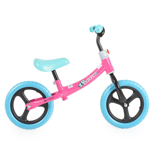 Moni 2b futóbicikli carbonszálas, 20kgig, emelhető ülés pink/kék - Momsy