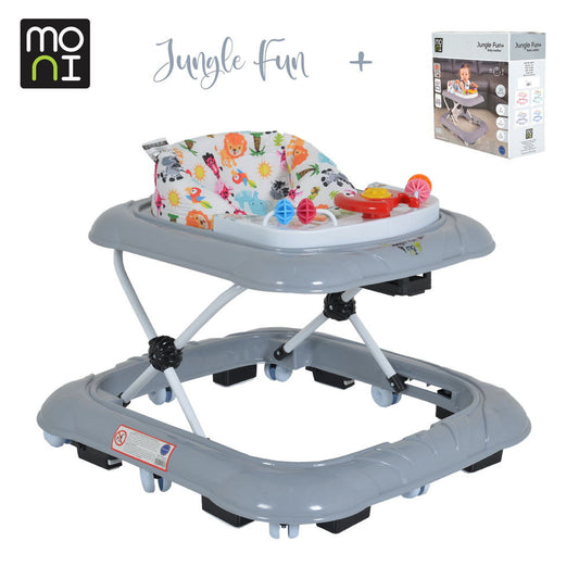 Moni Jungle fun+ bébikomp, színes dobozban szürke-0