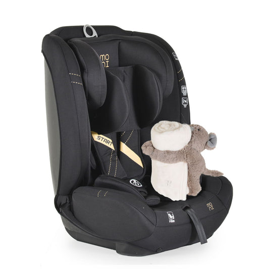 Moni Start autósülés 76-150cm i-size, ajándék takaróval fekete - Momsy
