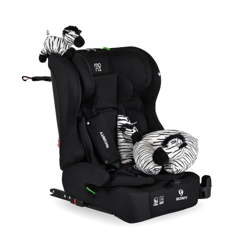 Moni SECURITY autós ülés belső öv, isofix, 2plüss+párna 76-150 FEKETE-0