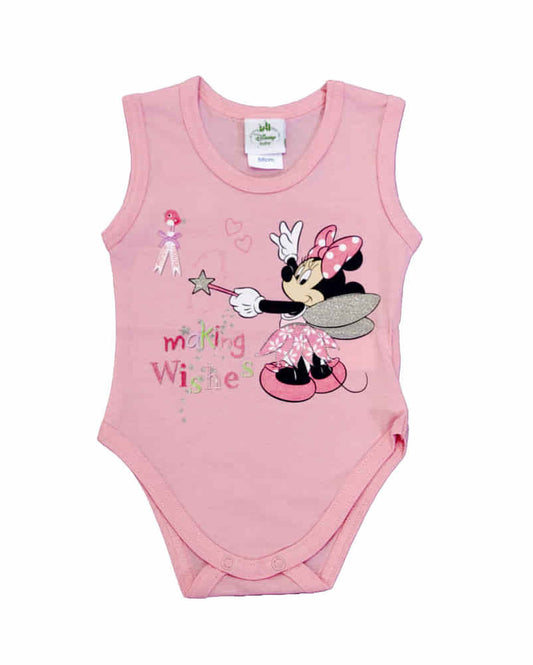 Ujjatlan kislány kombidresz Minnie egér mintával - Momsy
