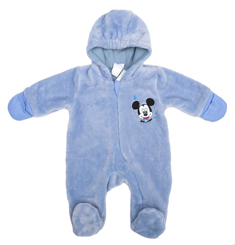 Wellsoft kapucnis baba overál Mickey egér mintával - Momsy