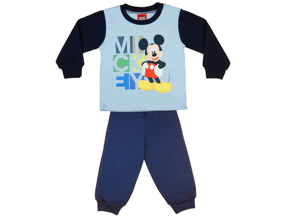Disney Mickey mintás fiú pizsama felirattal - Momsy