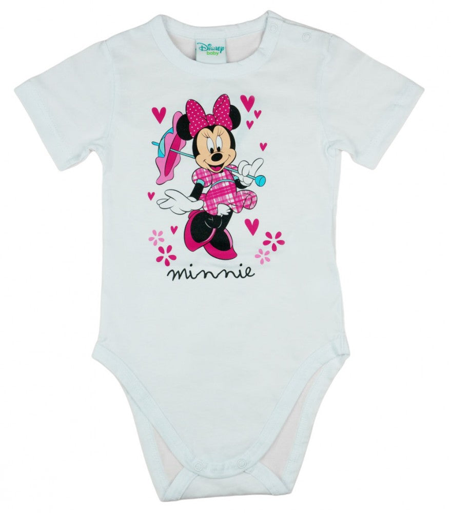 Disney Minnie rövid ujjú babal body fehér - Momsy