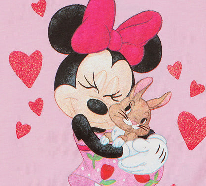 Disney Minnie szíves nyuszis rövid ujjú baba body - Momsy