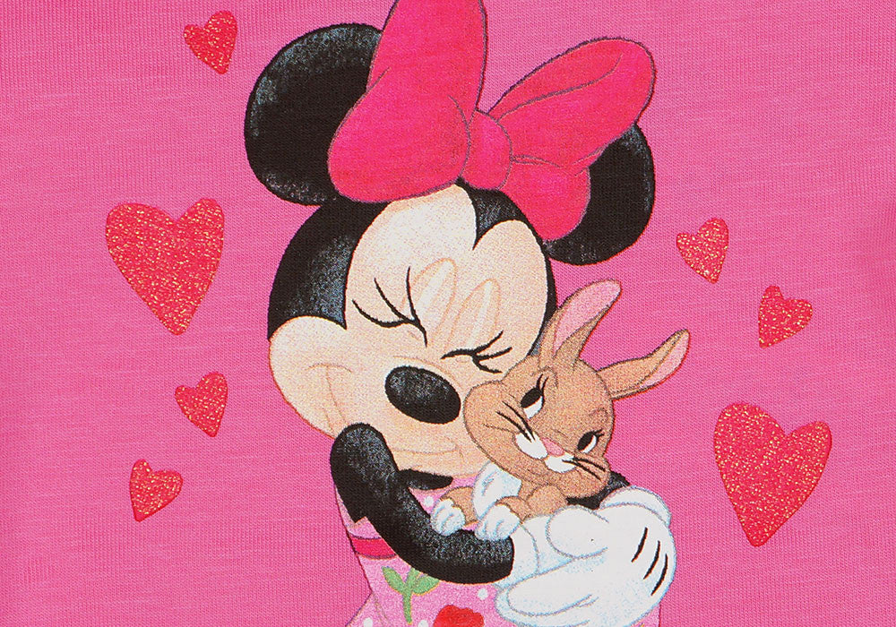 Disney Minnie szíves nyuszis rövid ujjú baba body - Momsy