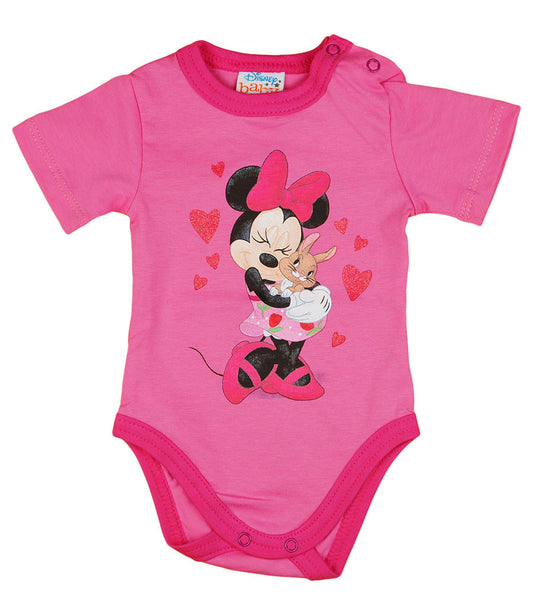 Disney Minnie szíves nyuszis rövid ujjú baba body - Momsy