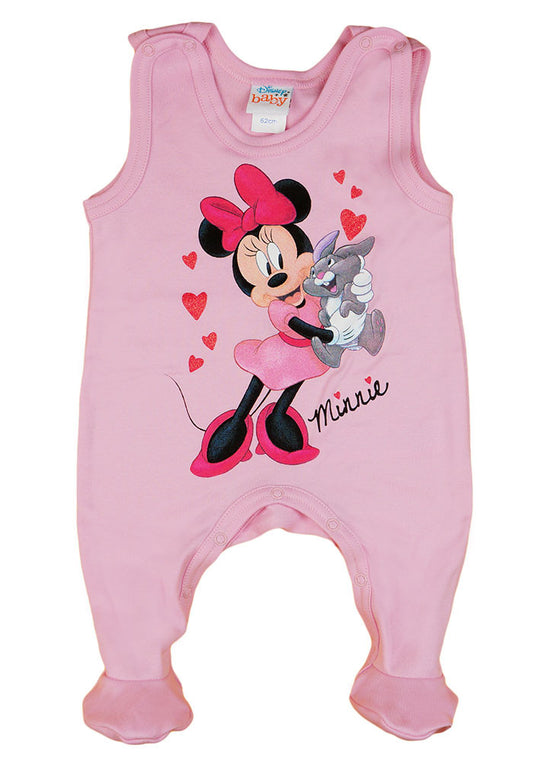 Disney Minnie szívecskés| nyuszis ujjatlan baba rugdalózó - Momsy