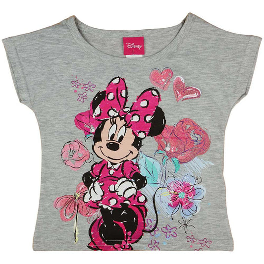 Disney Minnie szíves virágos lányka póló - Momsy