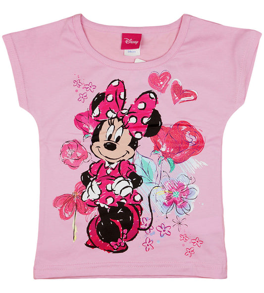 Disney Minnie szíves virágos lányka póló - Momsy