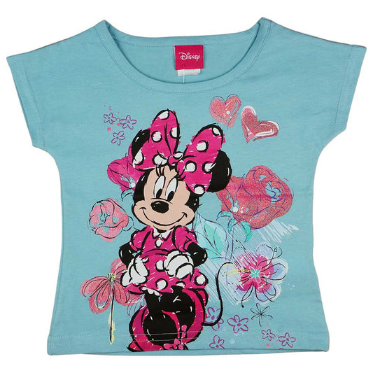 Disney Minnie szíves virágos lányka póló - Momsy
