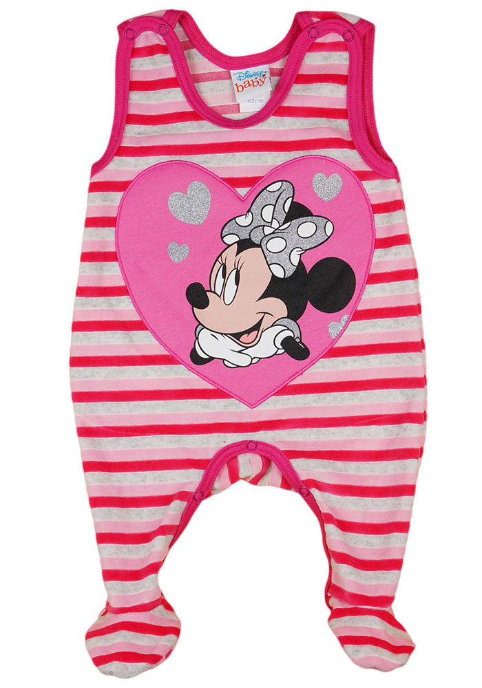 Disney Minnie szívecskés ujjatlan plüss rugdalózó - Momsy