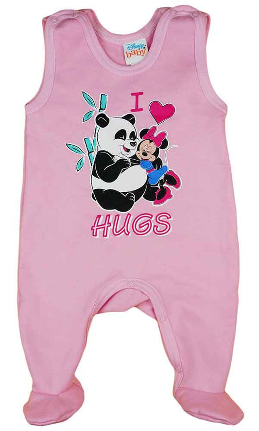 Disney Minnie pandás belül bolyhos ujjatlan rugdalózó - Momsy