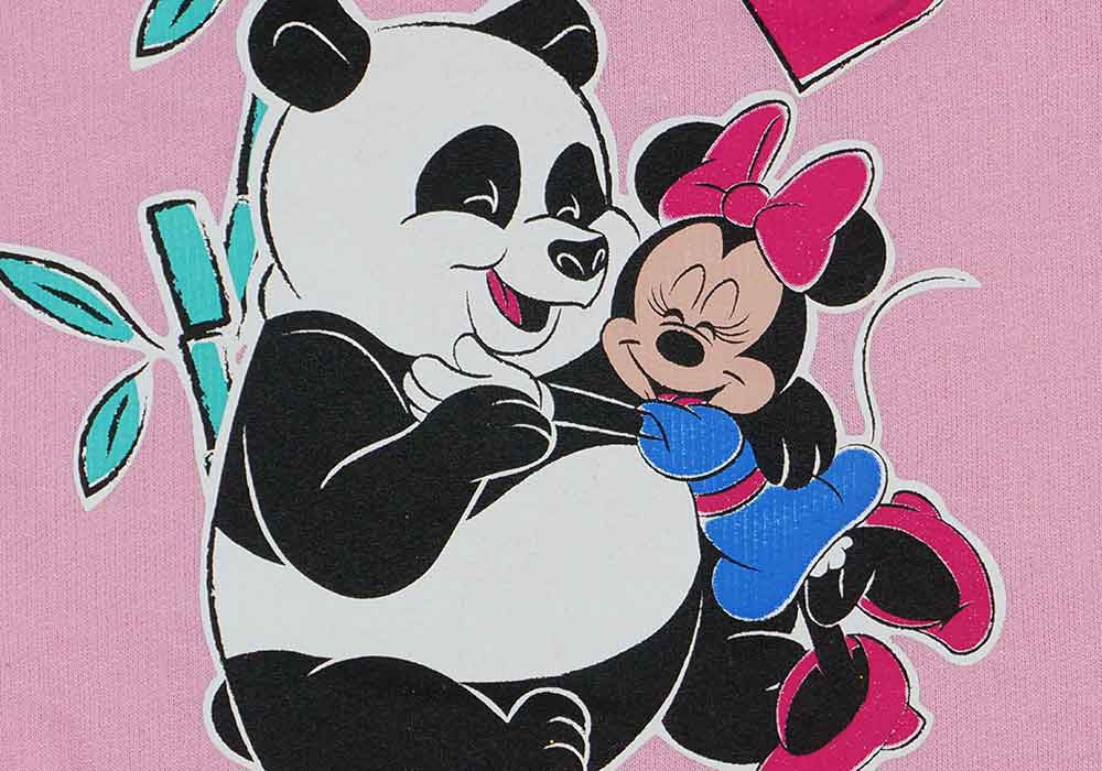 Disney Minnie pandás belül bolyhos ujjatlan rugdalózó - Momsy