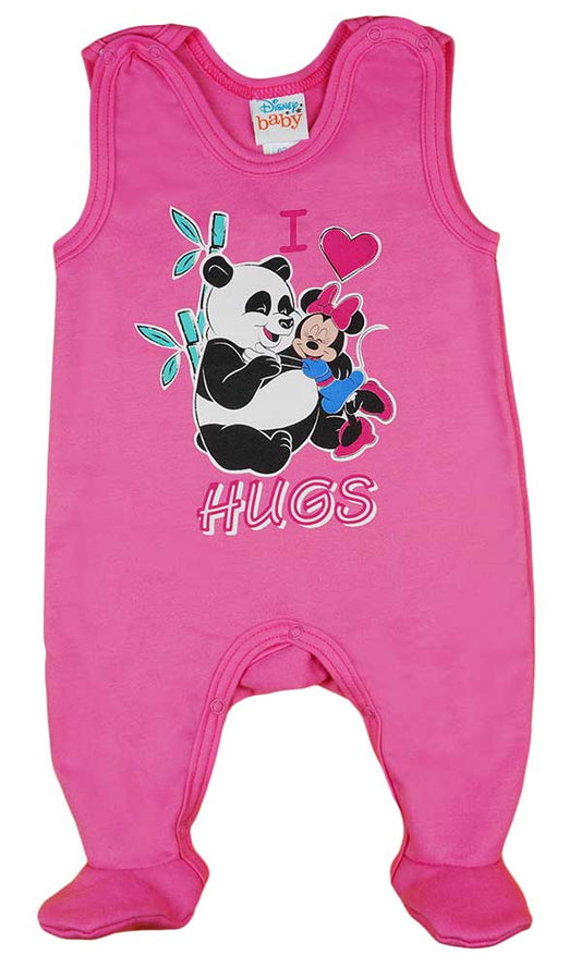 Disney Minnie pandás belül bolyhos ujjatlan rugdalózó - Momsy