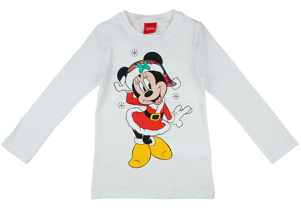 Disney Minnie karácsonyi hosszú ujjú lányka póló - Momsy