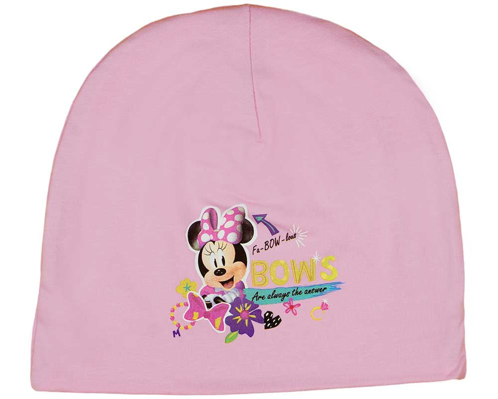 Vékony kislány baba sapka Minnie mintával - Momsy