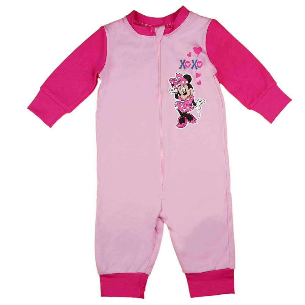 Overálos kislány pizsama Minnie egér mintával - Momsy