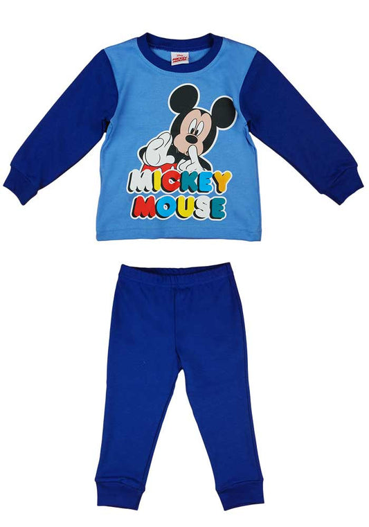 Kisfiú pamut pizsama Mickey egér mintával - Momsy