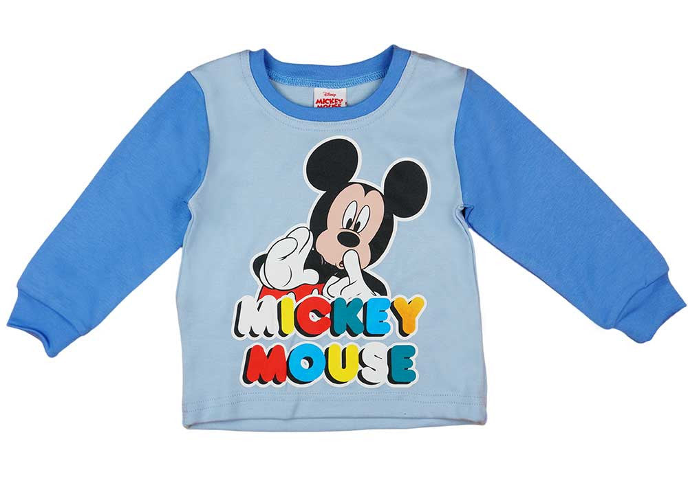 Kisfiú pamut pizsama Mickey egér mintával - Momsy