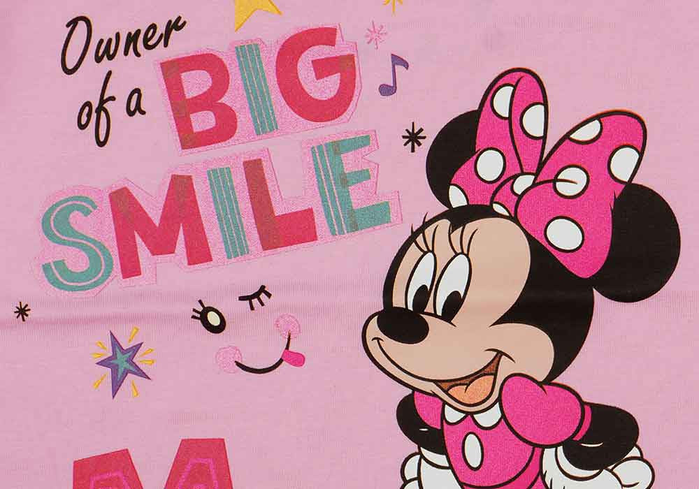 Hosszú ujjú kislány póló Minnie egér mintával - Momsy