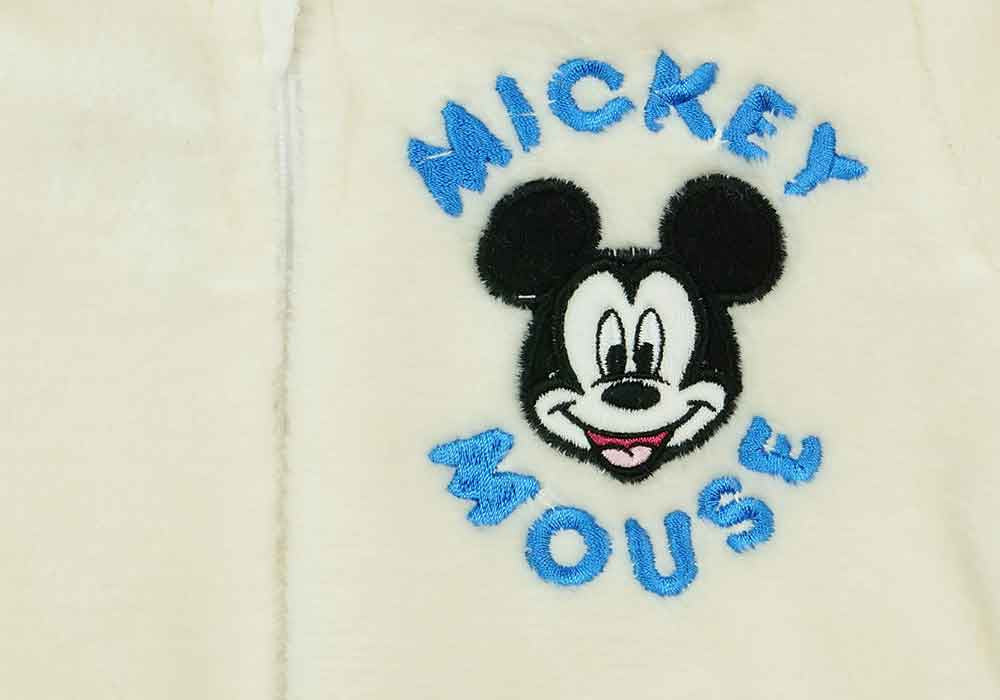 Wellsoft kapucnis baba overál Mickey egér mintával - Momsy