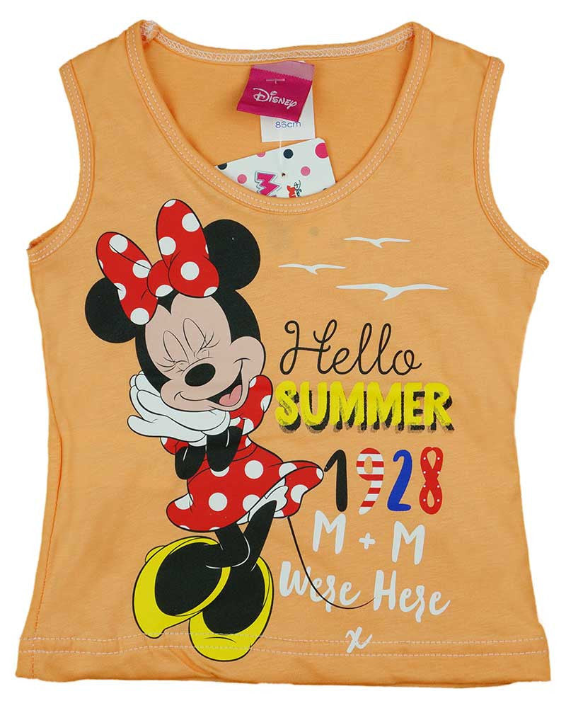 Pamut kislány trikó Minnie egér mintával - Momsy