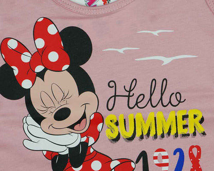 Pamut kislány trikó Minnie egér mintával - Momsy