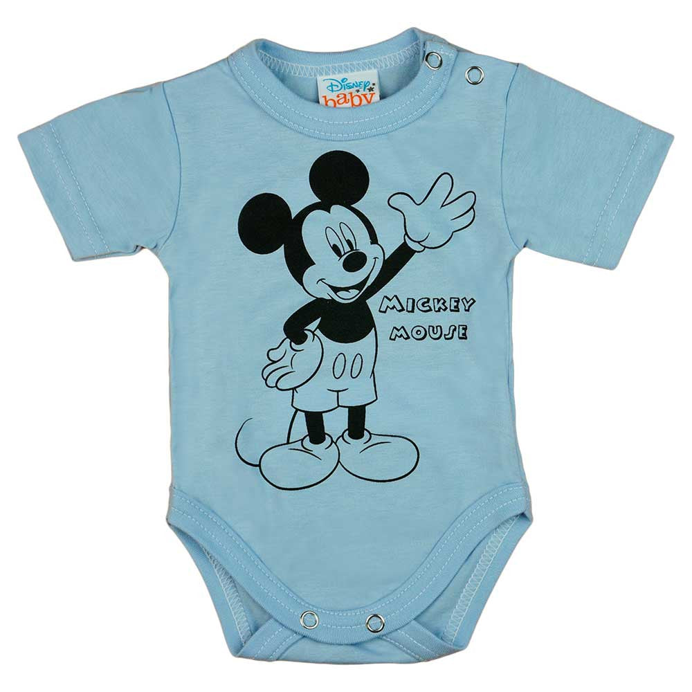 Rövid ujjú baba body Mickey egér mintával - Momsy