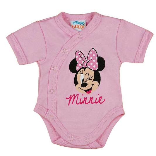 Rövid ujjú kislány body Minnie egér mintával - Momsy