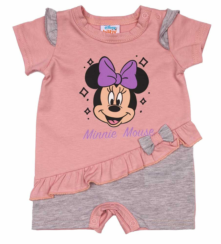 Rövid ujjú baba napozó Minnie egér mintával - Momsy