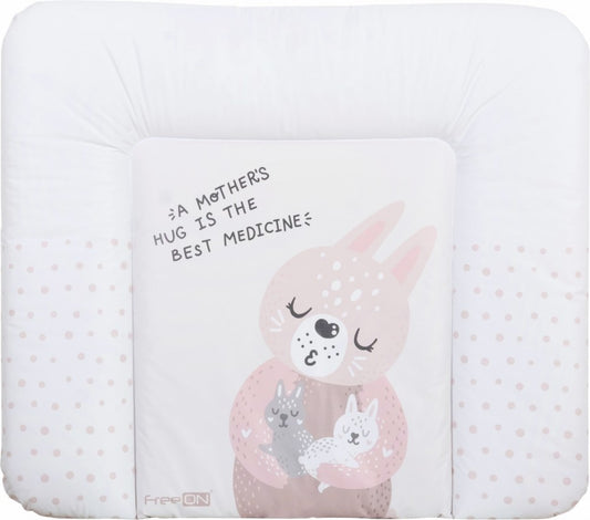 FreeON pelenkázó lap puha 85x72 cm - Love bunny - Momsy