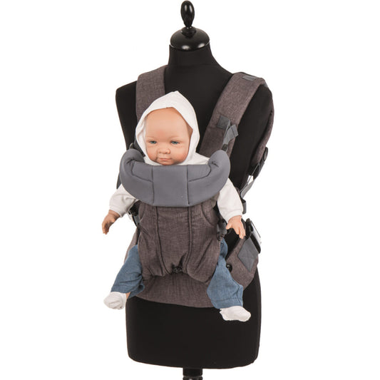 Fillikid kenguru Walk max 15kg W-05-07 melange szürke - Momsy