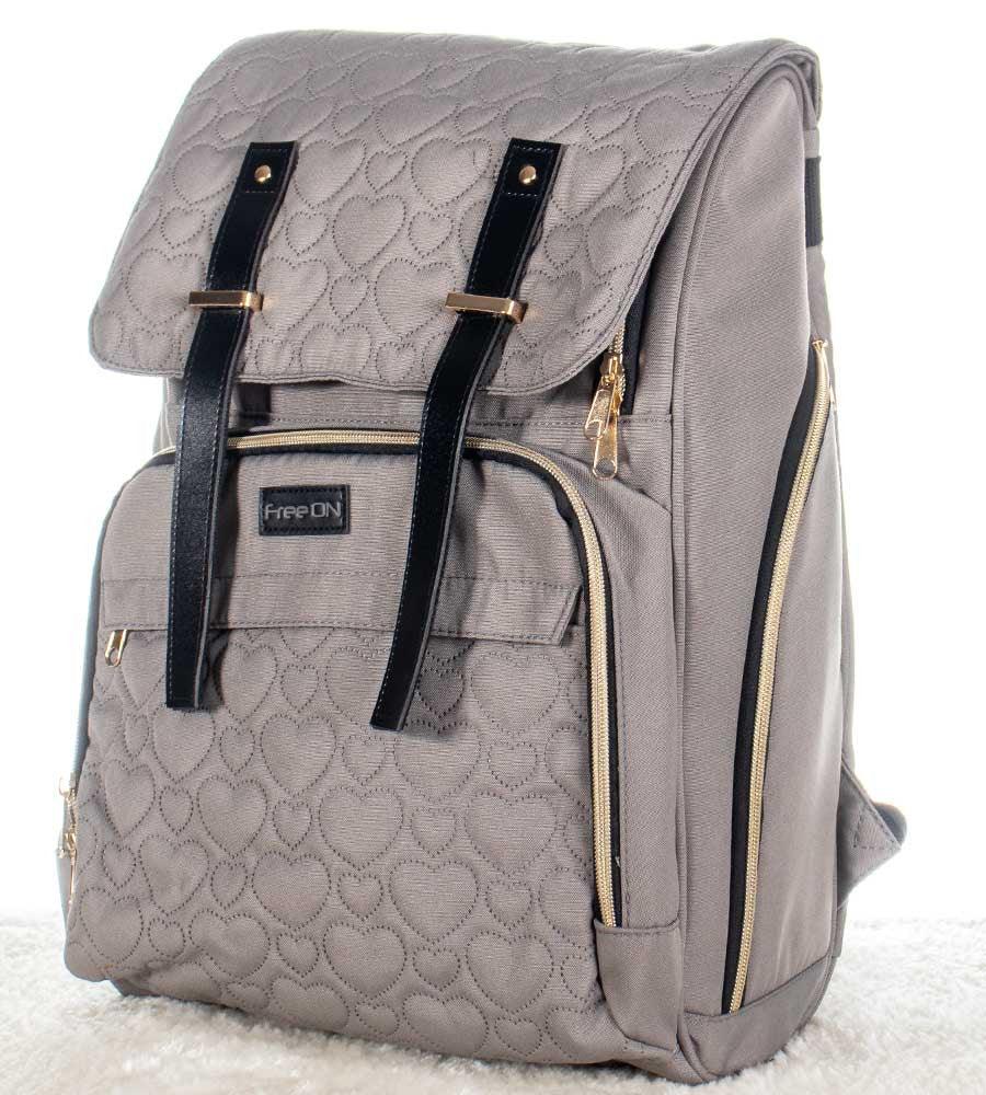 FreeON Backpack pelenkázó táska, hátizsák - Gold - Momsy