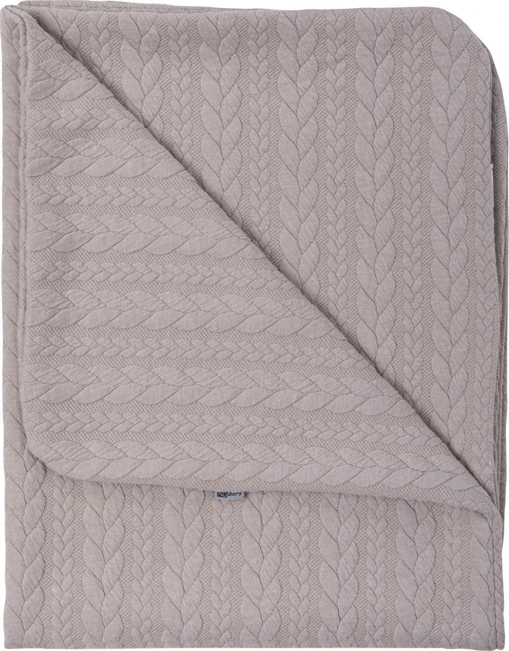 Bubaba kötött hatású takaró 70x90 cm - Grey - Momsy
