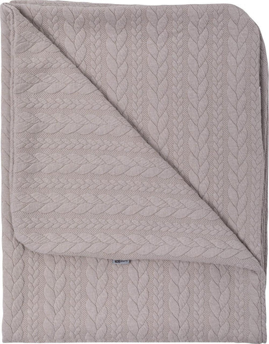 Bubaba kötött hatású takaró 70x90 cm - Grey - Momsy