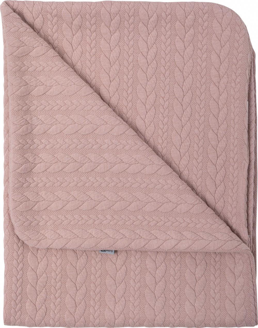 Bubaba kötött hatású takaró 70x90 cm - Pink - Momsy
