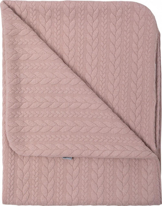 Bubaba kötött hatású takaró 70x90 cm - Pink - Momsy